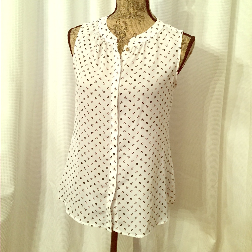 Banana Republic Anchor Blouse